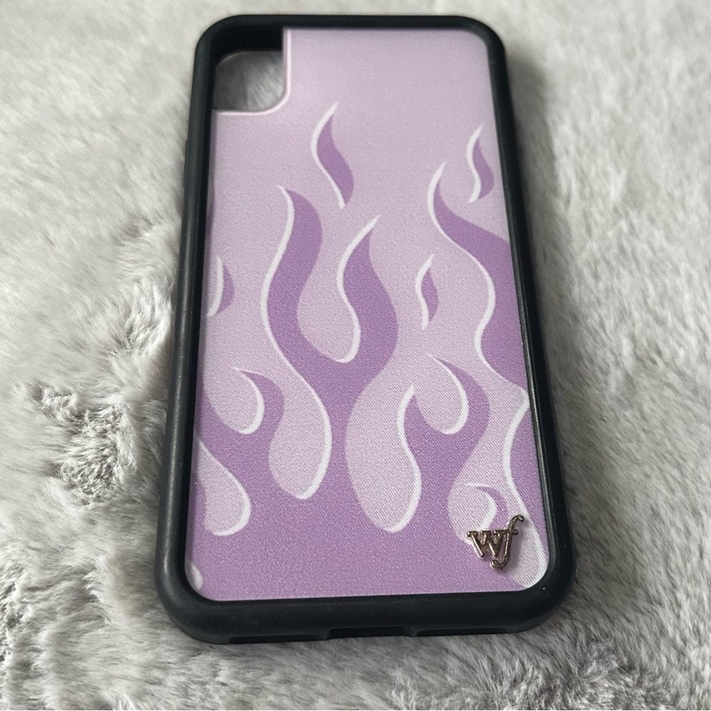 Wildflower iPhone XR Purple Flame Phone Case